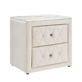 Annabelle Ivory Nightstand from Crown Mark - Luna Furniture