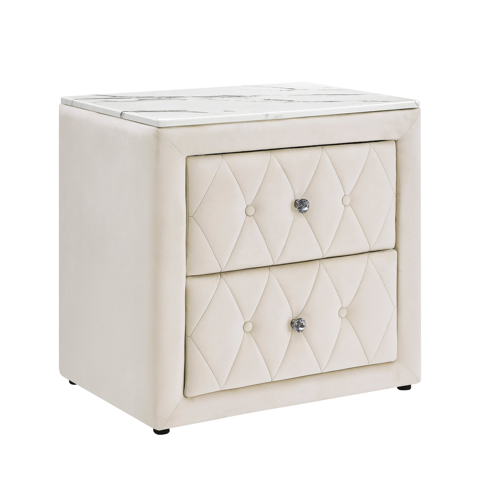 Annabelle Ivory Nightstand from Crown Mark - Luna Furniture
