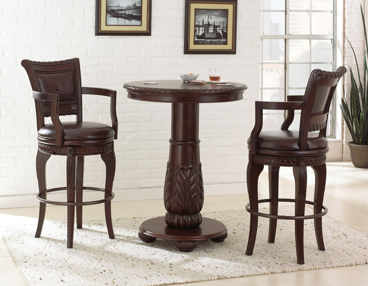 Antoinette 30″ Bar Stool,Swivel, Set of 2 from Steve Silver - Luna Furniture