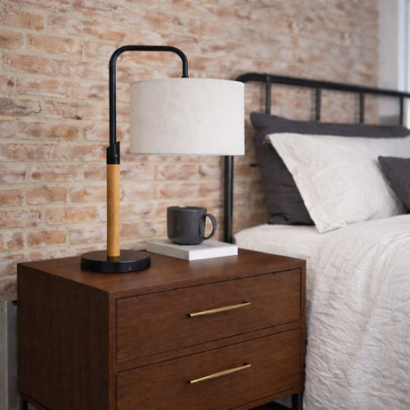Arcus Paniz Simple Table Lamp with Cylinder Shade from Ashcroft Furniture - Luna Furniture