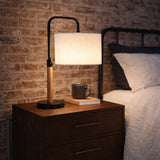 Arcus Paniz Simple Table Lamp with Cylinder Shade from Ashcroft Furniture - Luna Furniture