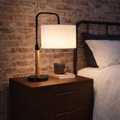 Arcus Paniz Simple Table Lamp with Cylinder Shade from Ashcroft Furniture - Luna Furniture