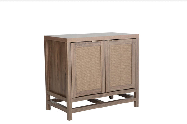 Arden Alegro Walnut 2-Door Console