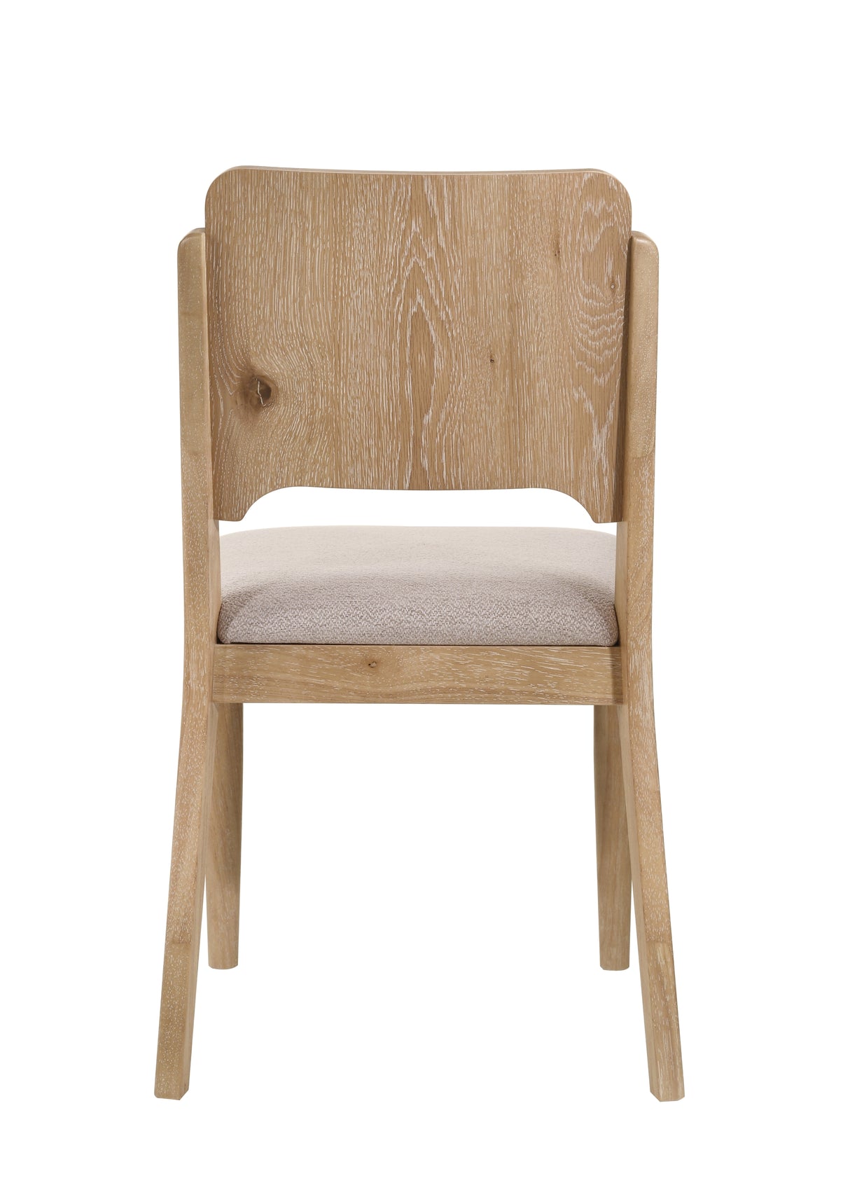 Arden Warm Wood/Beige Dining Side Chair, Set of 2 from Crown Mark - Luna Furniture