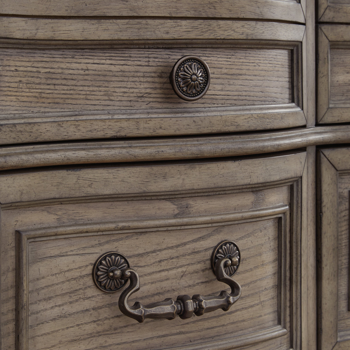Ardenfield Light Brown Dresser and Mirror from Ashley - Luna Furniture