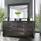Argyros Espresso Mirror (Mirror Only) from Furniture of America - Luna Furniture