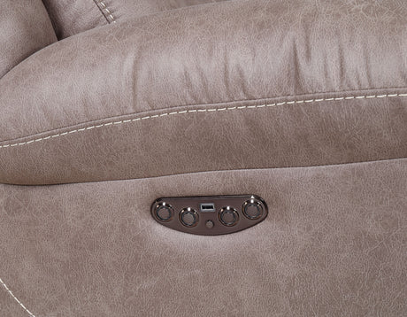 Aria Desert Sand Dual-Power Recliner from Steve Silver - Luna Furniture