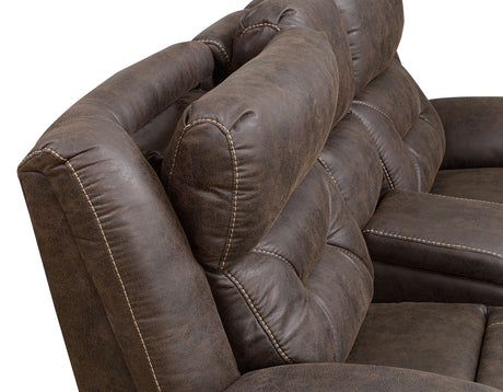 Aria Saddle Brown Dual-Power Recliner from Steve Silver - Luna Furniture