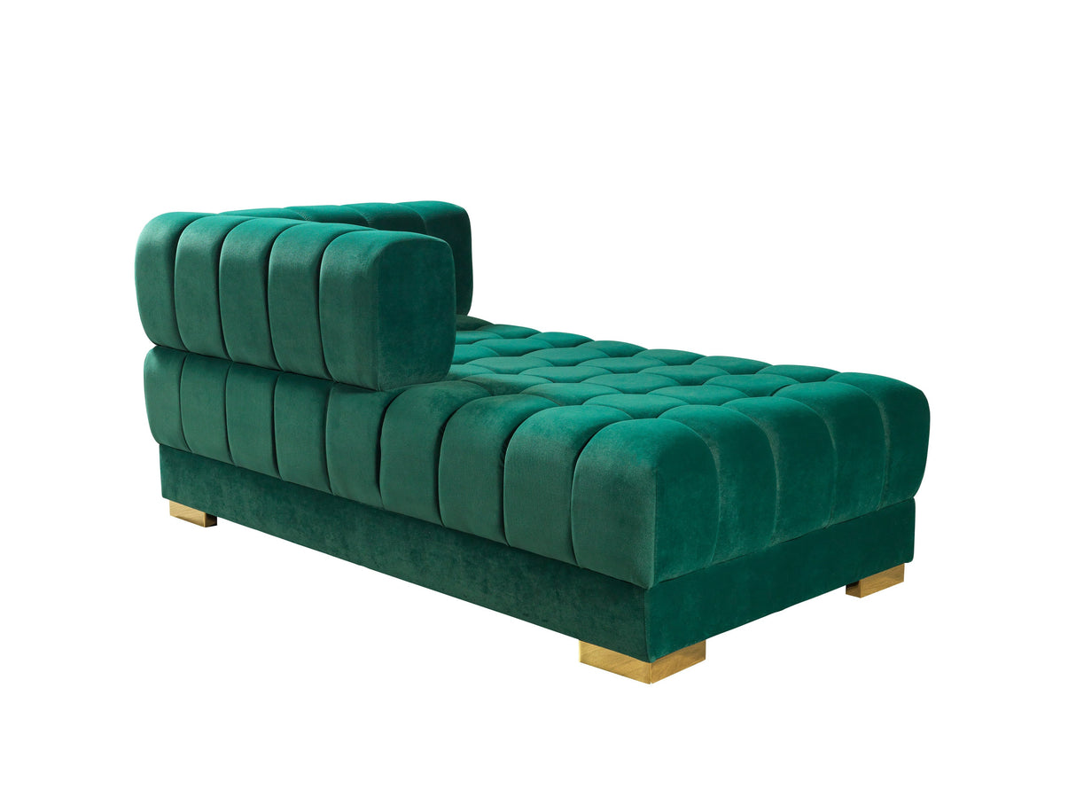 Ariana Green Velvet Double Chaise Sectional from Nova Furniture - Luna Furniture