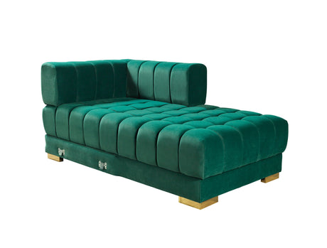 Ariana Green Velvet Double Chaise Sectional from Nova Furniture - Luna Furniture