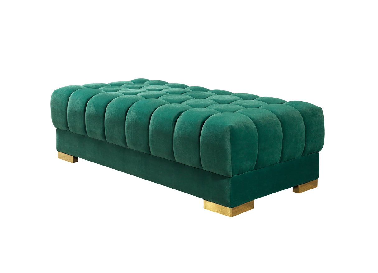 Ariana Green Velvet Double Chaise Sectional from Nova Furniture - Luna Furniture