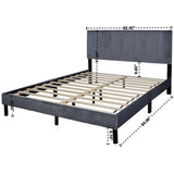 Arianne Gray Twin Platform Bed from Happy Homes - Luna Furniture