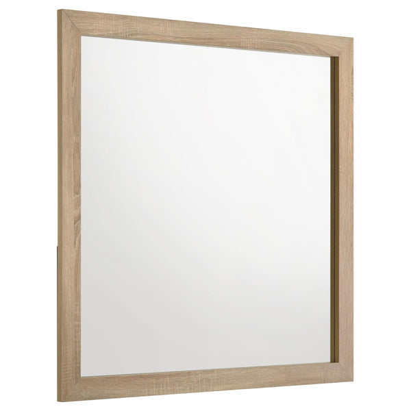 Arielle Light Oak Dresser Mirror (Mirror Only)