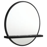 Arini Black 2-Piece Makeup Vanity Table and Mirror Set from Coaster - Luna Furniture
