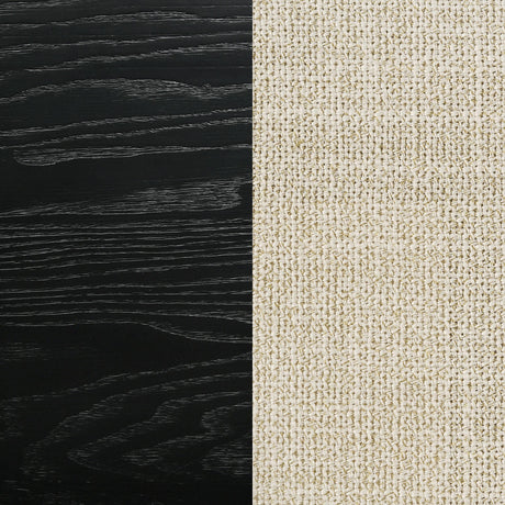 Arini Cream and Black California King Panel Bed from Coaster - Luna Furniture