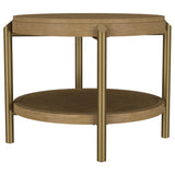 Arini Sand Wash 2-Piece Round Coffee and End Table Set from Coaster - Luna Furniture