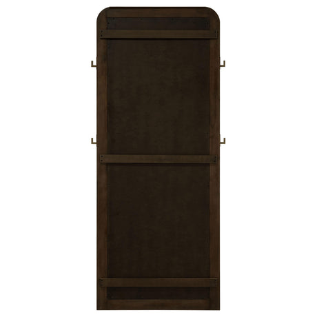 Arini Sand Wash Cane Weave Full Length Standing Floor Mirror from Coaster - Luna Furniture