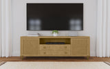 Arini Sand Wash Rattan Cane 2-door TV Stand Media Console from Coaster - Luna Furniture