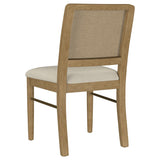 Arini Sand Wash Rattan Cane Dining Side Chair, Set of 2 from Coaster - Luna Furniture