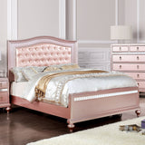 Ariston Rose Gold Twin Bed from Furniture of America - Luna Furniture