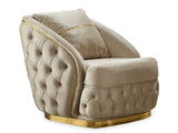 Arizona Chair in Beige from Furnia - Luna Furniture