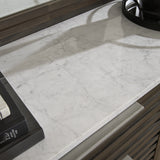 Arkenton Grayish Brown Dresser and Mirror from Ashley Furniture - Luna Furniture