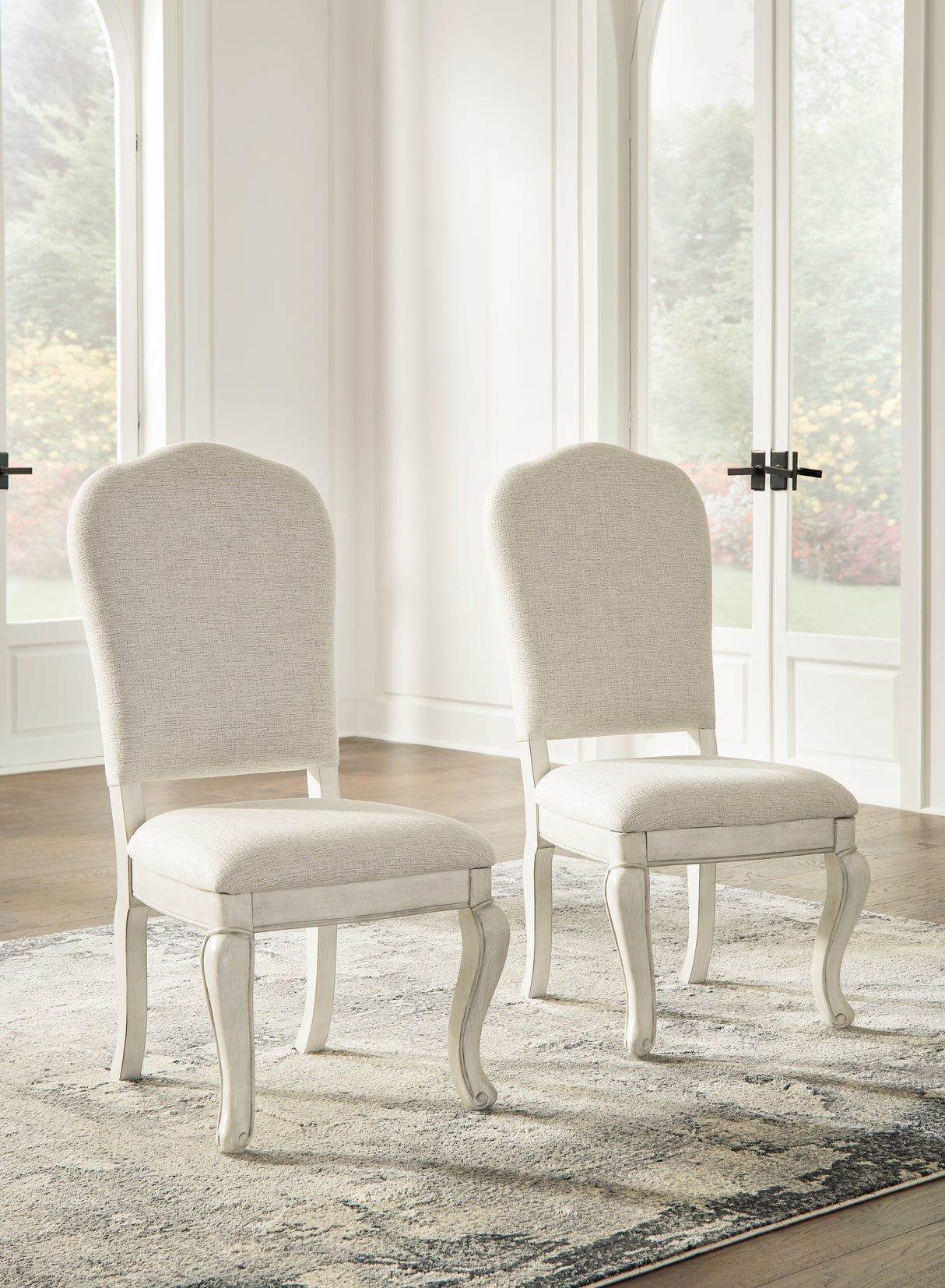 Arlendyne Antique White Dining Chair, Set of 2 from Ashley - Luna Furniture