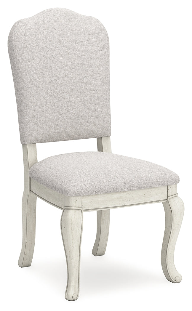 Arlendyne Antique White Dining Chair, Set of 2 from Ashley - Luna Furniture