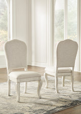 Arlendyne Antique White Dining Chair, Set of 2 from Ashley - Luna Furniture