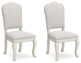 Arlendyne Antique White Dining Chair (Set of 2) from Ashley - Luna Furniture