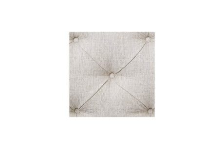 Arlendyne Antique White King Upholstered Panel Bed from Ashley - Luna Furniture