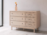Arloster Tan Dresser from Ashley - Luna Furniture