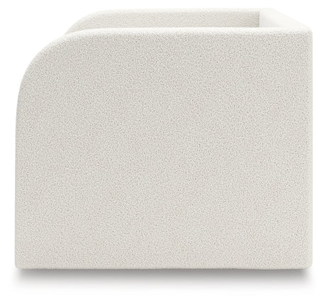 Arloster Tan/White Twin Upholstered Day Bed from Ashley - Luna Furniture