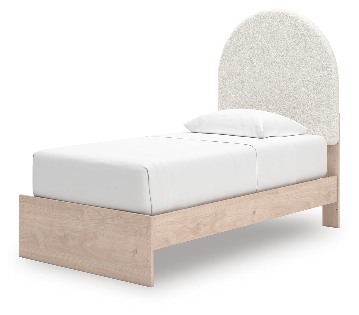 Arloster Tan/White Twin Upholstered Storage Bed with 2 Drawers from Ashley - Luna Furniture