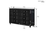 Armany Black Dresser Luna Furniture Armany Black Dresser Luna Furniture