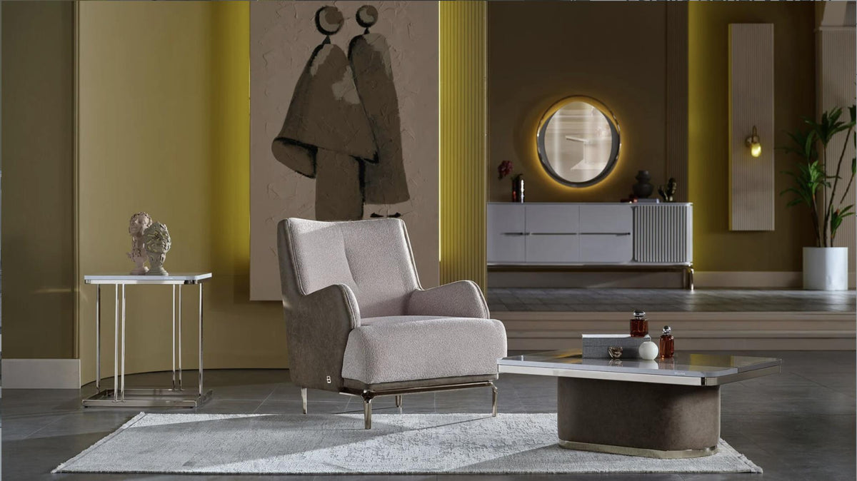 Estella Mondero Cream Loveseat from Bellona - Luna Furniture