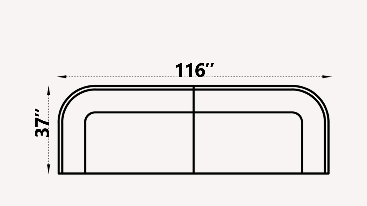 Orsino 4-Seat Sofa from Luna Luxury - Luna Furniture