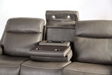Artemia Gray Power Reclining Sofa from Furniture of America - Luna Furniture