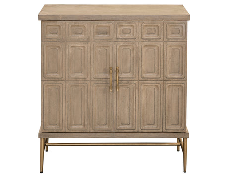 Arun Driftwood Solid Wood 2-Door Accent Cabinet from Steve Silver - Luna Furniture