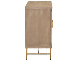 Arun Driftwood Solid Wood 2-Door Accent Cabinet from Steve Silver - Luna Furniture
