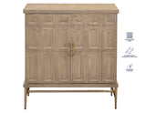 Arun Driftwood Solid Wood 2-Door Accent Cabinet from Steve Silver - Luna Furniture