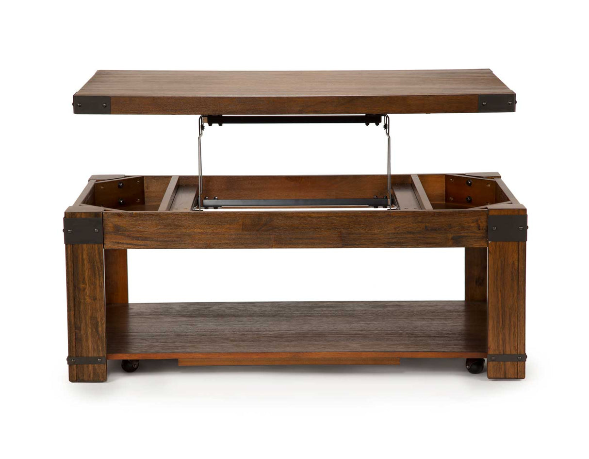 Arusha Lift Top Cocktail Table w/Casters from Steve Silver - Luna Furniture