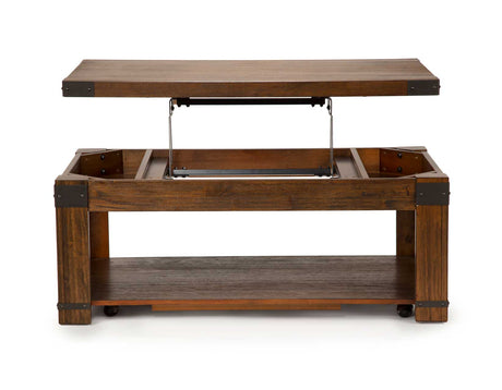 Arusha Lift Top Cocktail Table w/Casters from Steve Silver - Luna Furniture