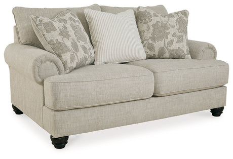 Asanti Loveseat and Ottoman from Ashley - Luna Furniture