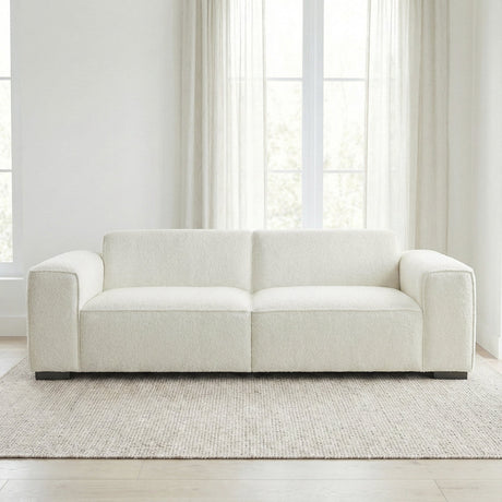 Woodley Cream Boucle Modern Sofa from Ashcroft Furniture - Luna Furniture