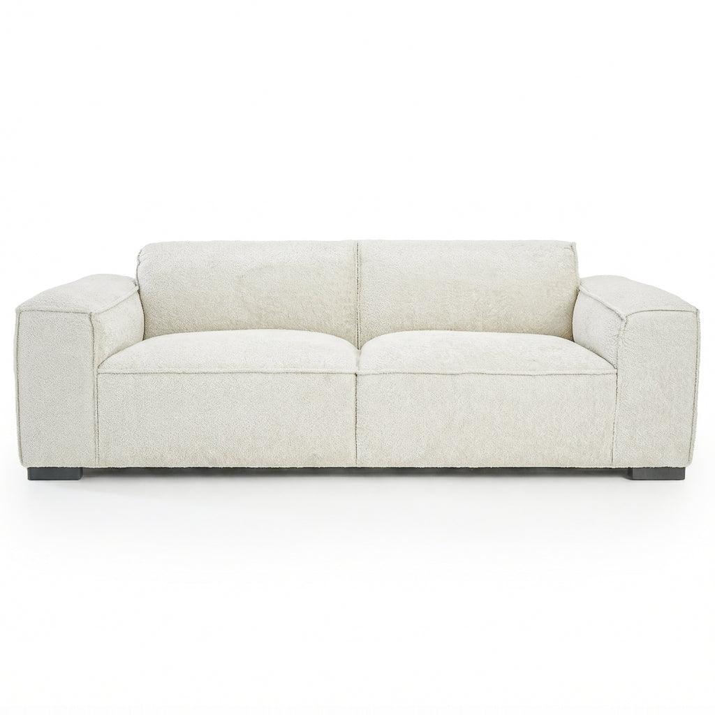 Woodley Modern Cream Boucle Sofa from Ashcroft Furniture - Luna Furniture