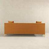 Lewis Cognac Velvet Sofa - 91" from Ashcroft Furniture - Luna Furniture