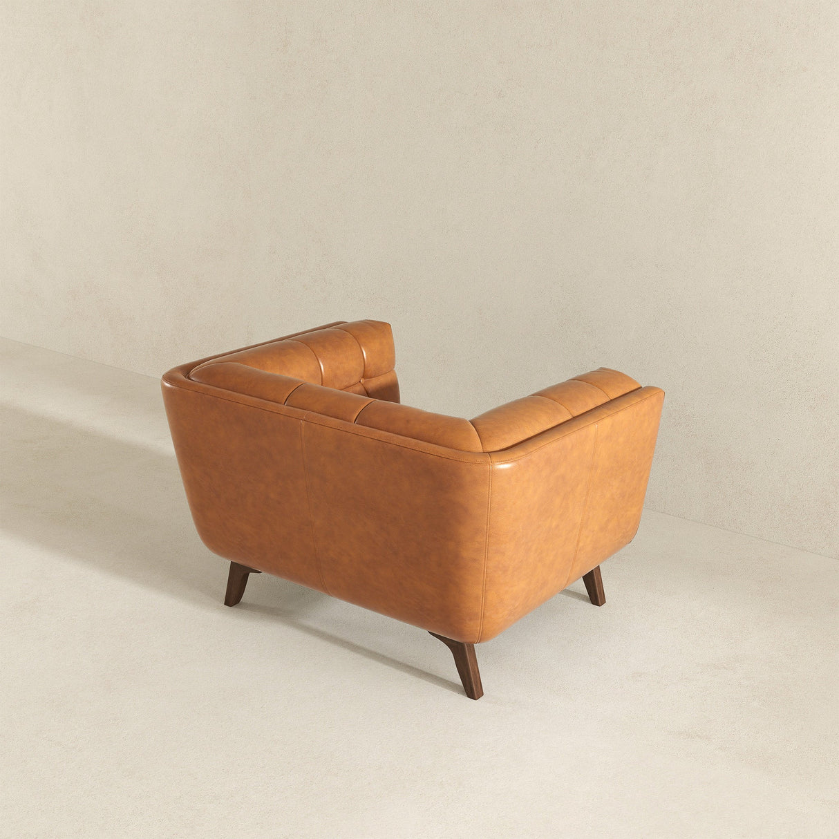 Addison Cognac Leather Lounge Chair