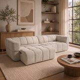 Burntwood Light Brown Chenille PWR Slider Sofa from Ashcroft Furniture - Luna Furniture