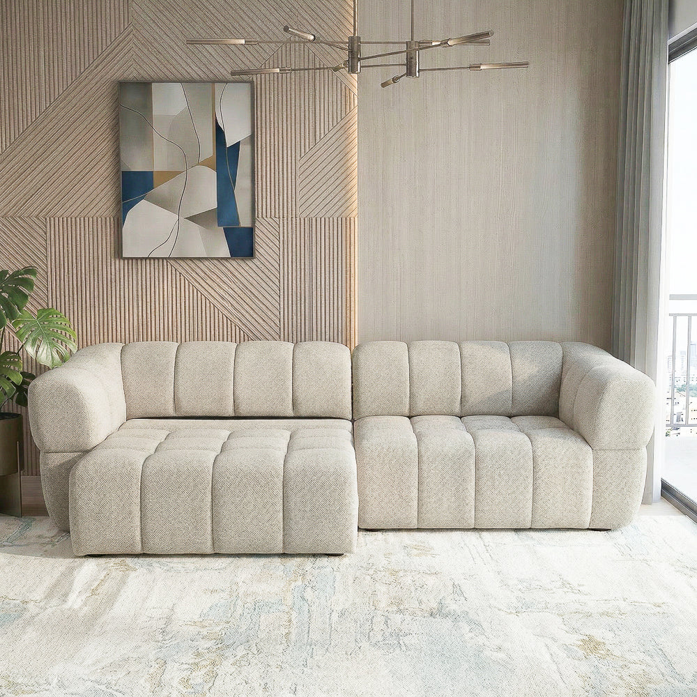 Burntwood Light Brown Chenille PWR Slider Sofa from Ashcroft Furniture - Luna Furniture